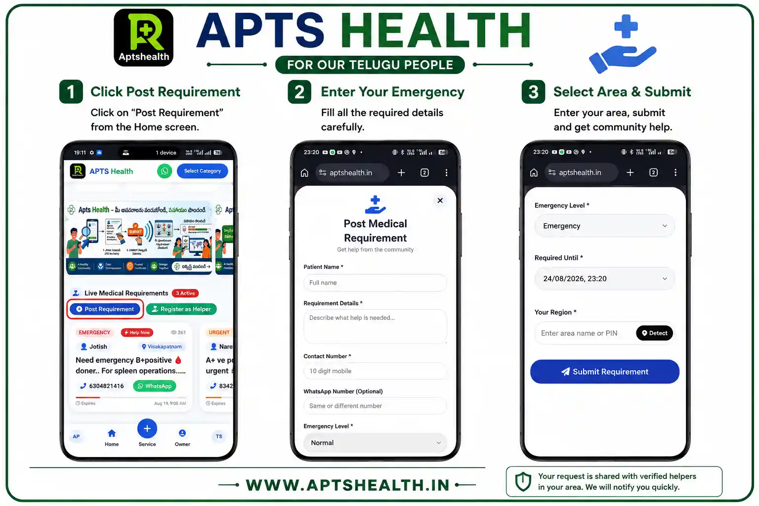APTS Health Advertisement